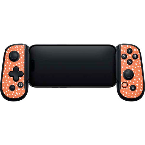 Orange Spots Backbone One for iPhone Game Controller Skin